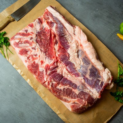 Свинина ребрышки мясные 900 г - купить в Солдатском